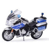 maisto 118 r1200 rt germany polizei police die cast vehicles collectible motorcycle model toys