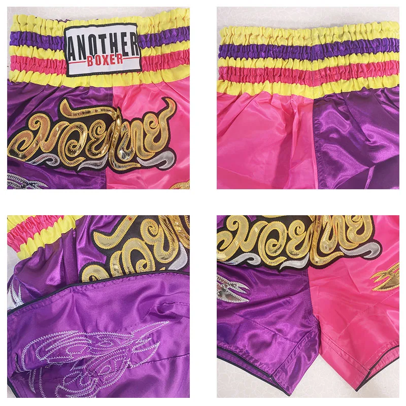 Шорты Muay Thai для мужчин и женщин боксерские шорты смешанных боевых искусств