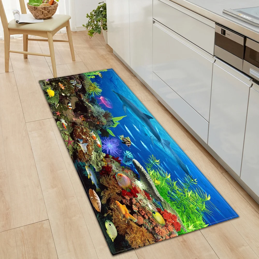 Напольный коврик Ocean World для кухни ковер гостиной домашний дверной спальни