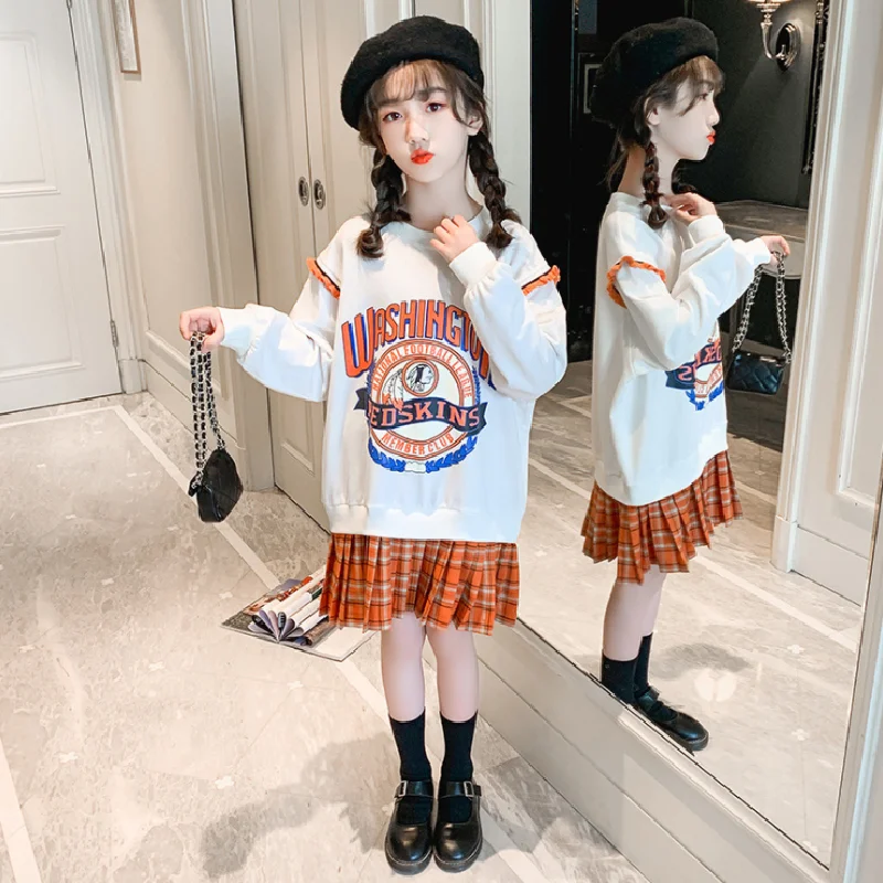 

Girls' Dresses 2021 Autumn Children's Clothng of Kids Fashion Princess Dress Suitable for 5-12 Years Girls Christmas costumes