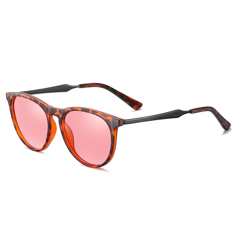 Женские солнцезащитные очки в металлической оправе кошачий глаз женские от