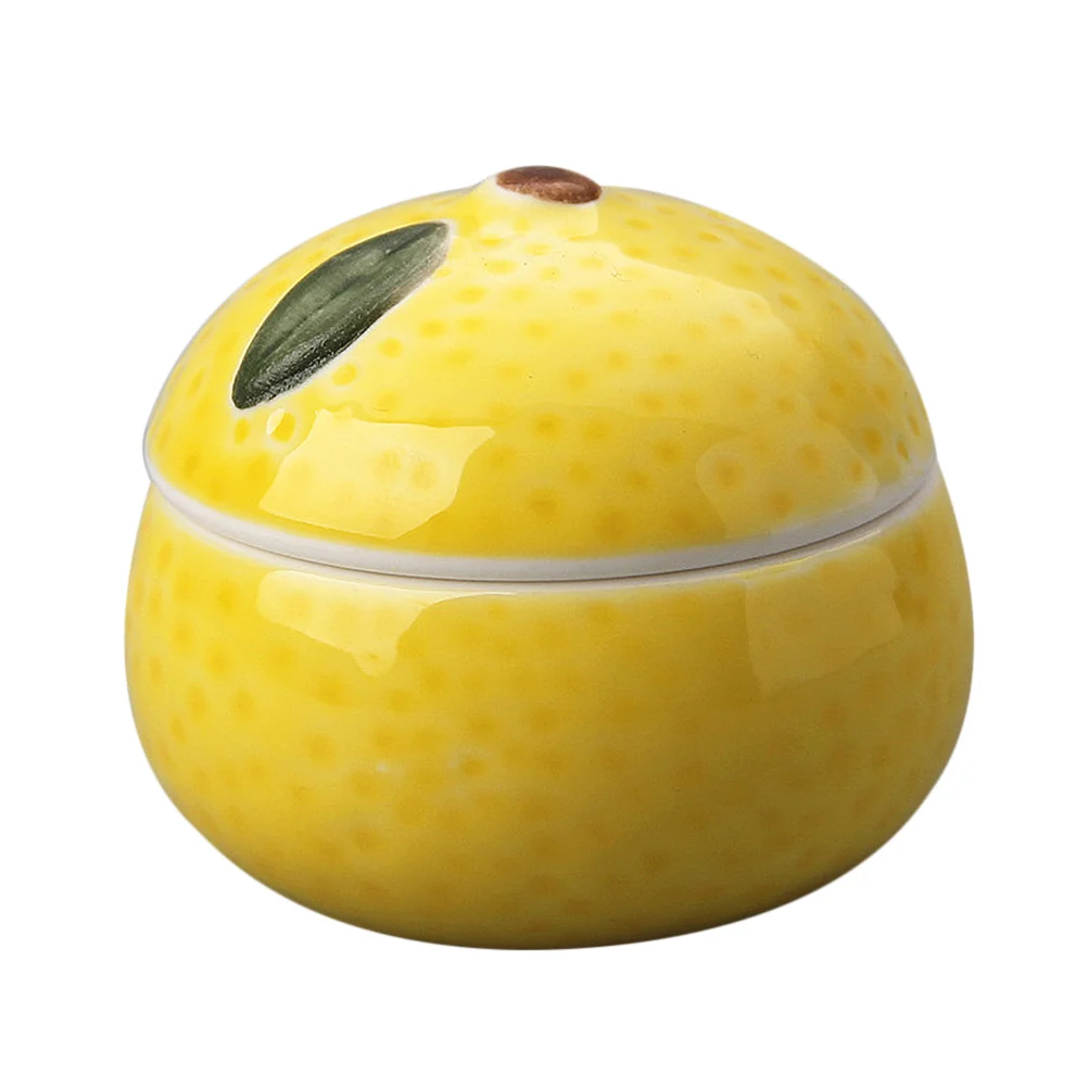 

1pc Orange Snack Sauce Dish Saucer Ceramic Tableware Japanese Style Vinegar Soy Sauce Dish (Yellow)