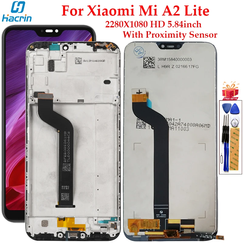 

Display For Xiaomi Mi A2 Lite LCD Display Touch Screen Digitizer Assembly Replacement Display For Xiaomi Mi A2 Lite A2Lite LCD