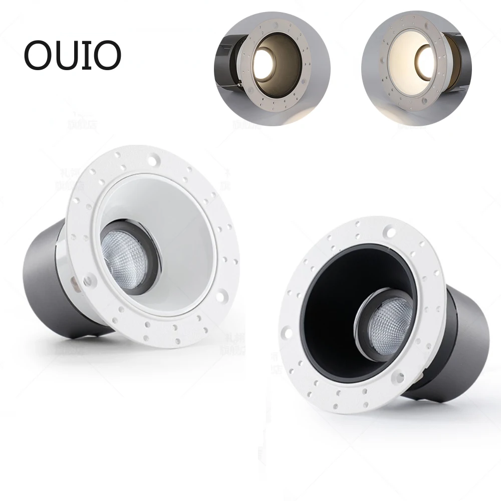 

Recessed Ceiling Lamp Framless Spotlight 5W/7W/12W/20W For Indoor Lighting AC85~265V Deep Anti-dazzle Round Led Panel Downlight