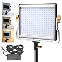sh 20w led video light photography dimmable flat panel fill lamp 3200 5600k for live streaming photo studio light panel