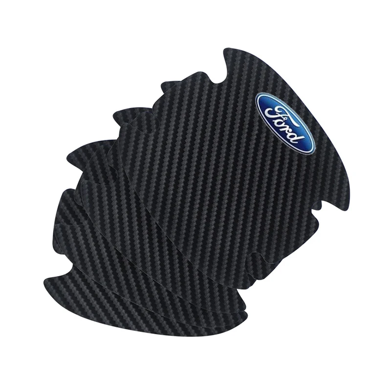 Автомобильные наклейки на дверные ручки для Ford Badge Focus Galaxy Kuga Mondeo S MAX Escape Fiesta Ranger