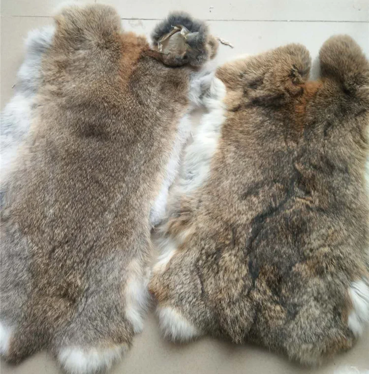 Оптовая продажа по низкой цене натуральный кроличьи шкуры дубленого меха|rabbit