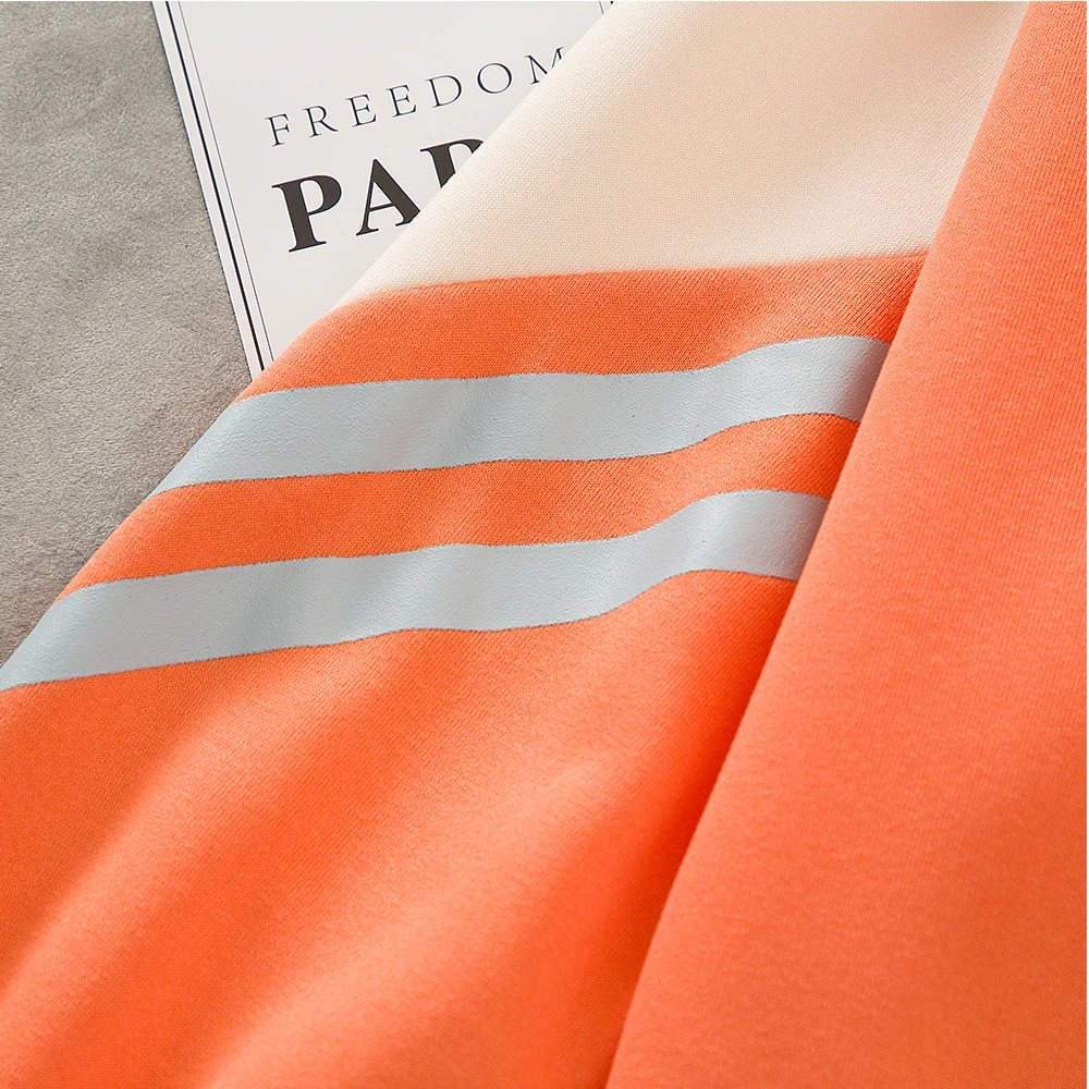 

Female Patchwork Hoodies Avocado Print Autumn Winter Warm Fashion Contrast Pullover Sweatshirts Spliced Casual Colorblock Hoodie