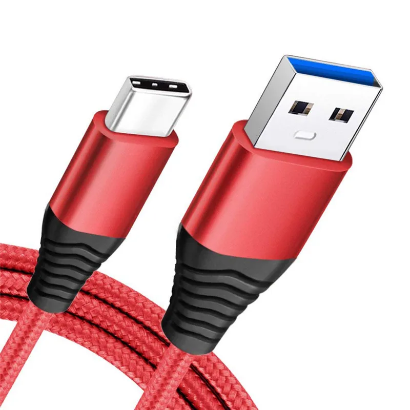 Кабель для зарядки с разъемом USB3.0 A male to Type C 3 А кабель быстрой телефонов Huawei Xiaomi LG