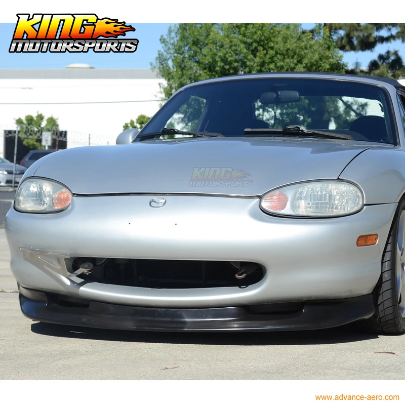 Подходит для Mazda Miata MX-5 GV Style Coupe передний бампер спойлер Chin Global БЕСПЛАТНАЯ