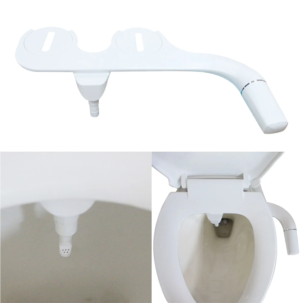 

Неэлектрическая наклонная насадка для биде, насадка для туалета с левой рукой, функция самоочистки, защита от давления воды
