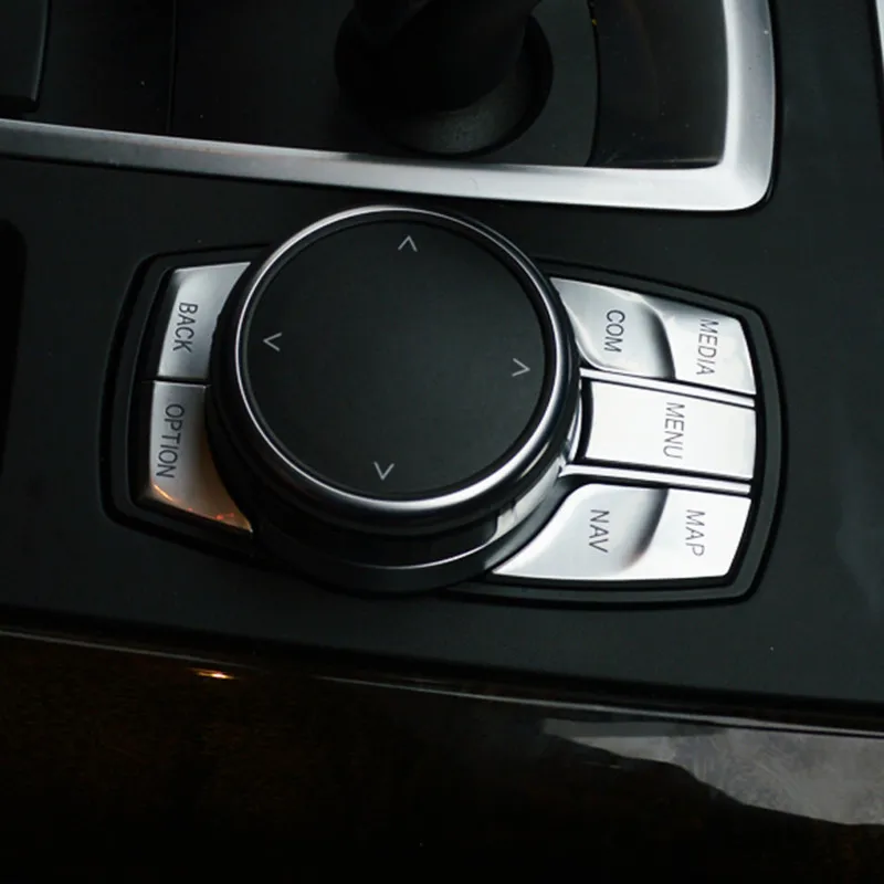 Автомобильные мультимедийные пуговицы декоративная рамка для BMW F25 F26 F06 F07 G38 F15 F16