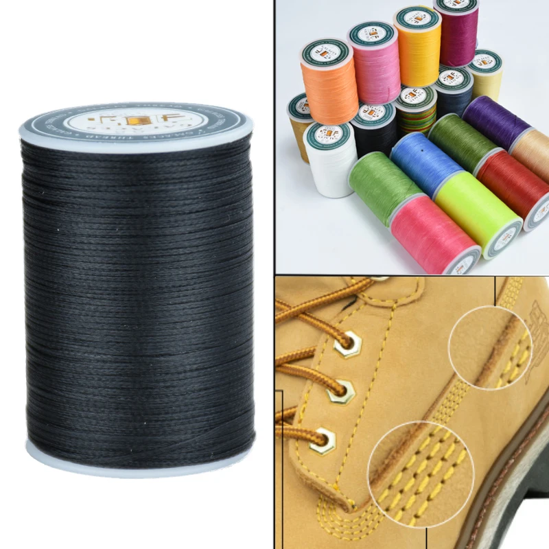 Нить круглая Вощеная 70 м 10 мм шнур из полиэстера с восковым покрытием для