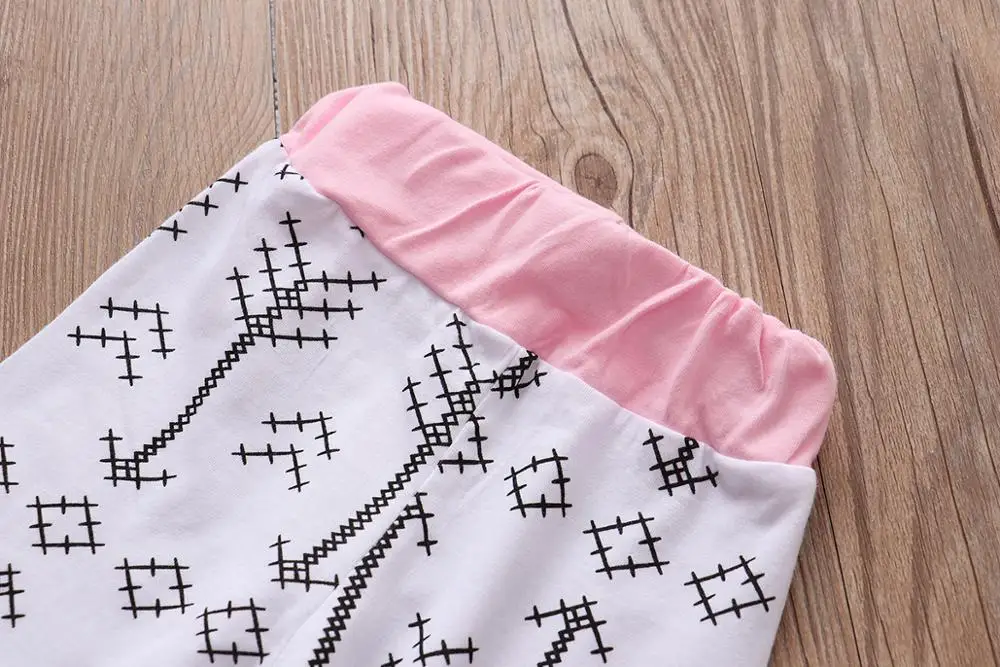 4 шт.! Комплект одежды для новорожденных девочек весна 2019 комбинезоны с буквенным