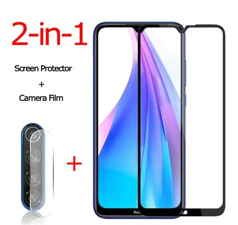 Стекло для камеры 2 в 1 Redmi Note 8 T защита экрана закаленное стекло протектор Note8 Pro 8Pro