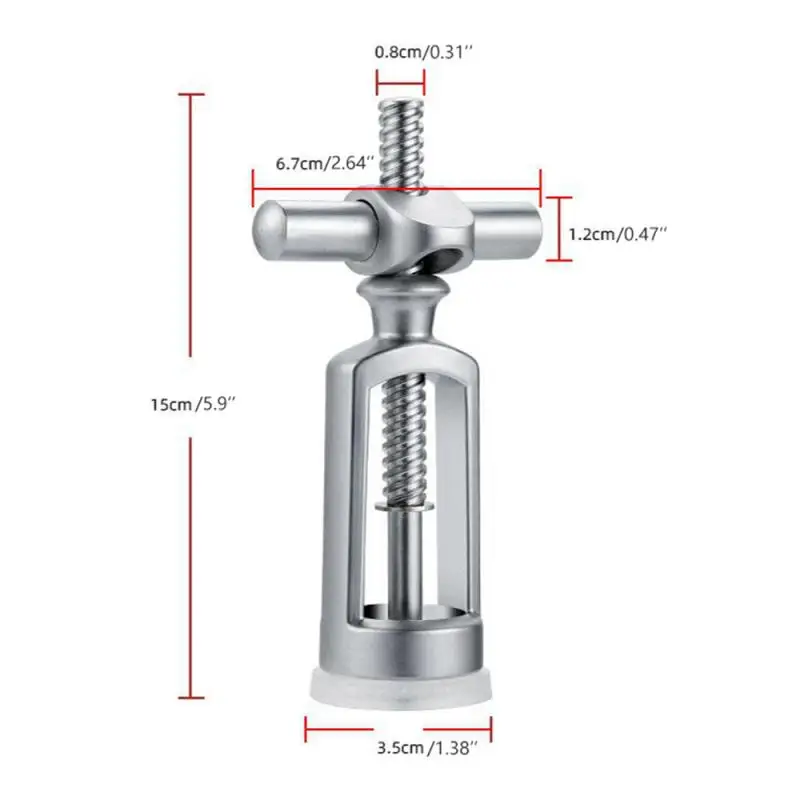 

Red Wine Opener Zinc Alloy Red Wine Bottle Opener Metal Wine Opener Mulitfunctional Portable Wine Cork Remover Kitchen Tools
