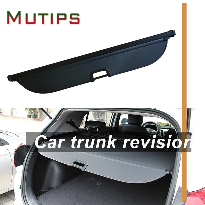 

Чехол для багажника автомобиля Hyundai IX25/Creta 2014-2018, черный защитный козырек, аксессуары для автомобиля, 1 комплект