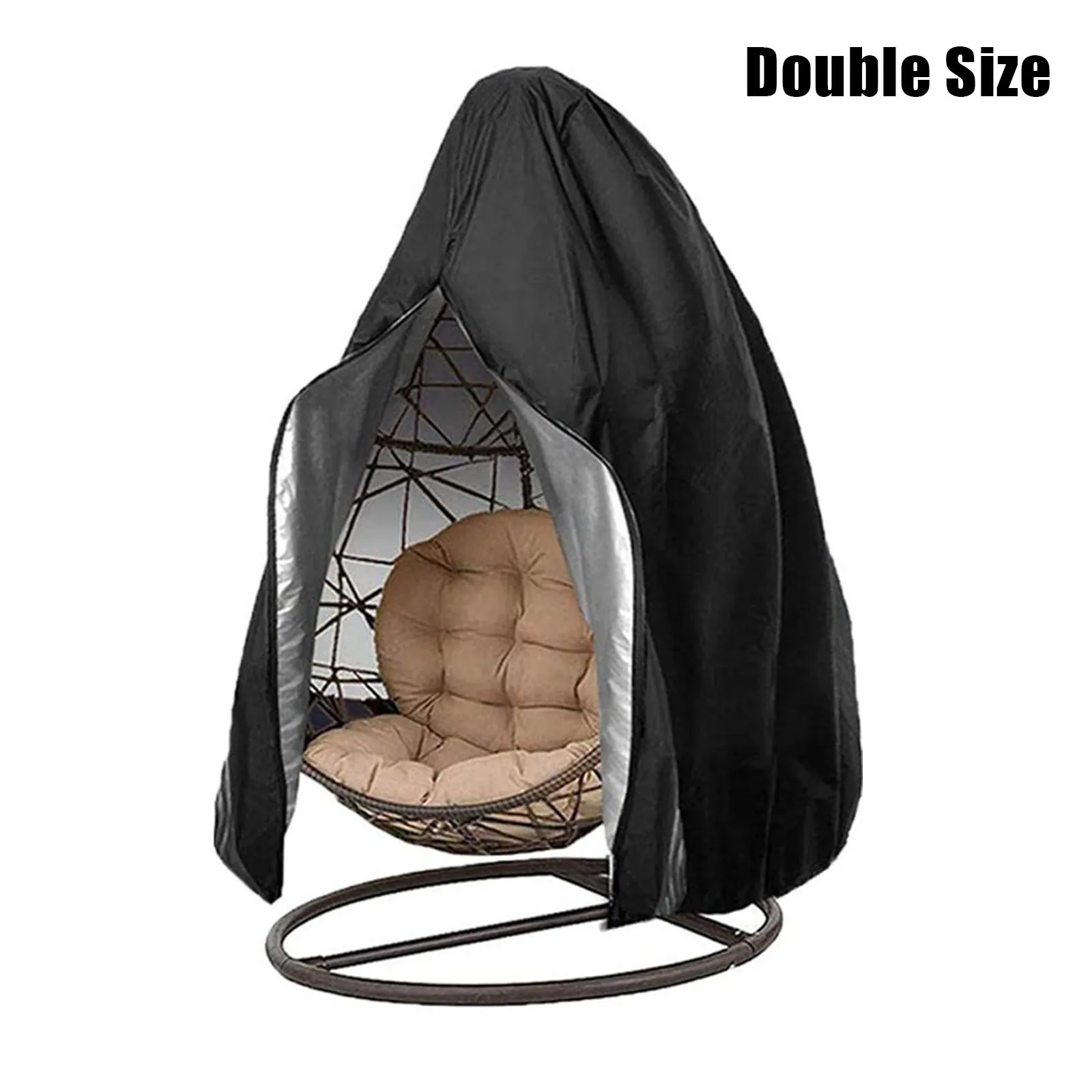 

Portable Outdoor Swing Cover Waterproof UV Resistance Garden Hanging Chair Cover Universal for Furniture FAS6