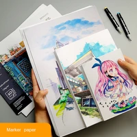 50 sheet a4a5 proffessional marker paper sketch painting marker paper for drawing marker pen book artist supplies