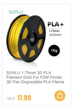 SUNLU 1,75 мм PLA+ 3D Экструдер нить 1 кг кожа с катушкой Пластик PLA плюс нить для FDM принтера 3D ручки допуск+/-0,02 мм