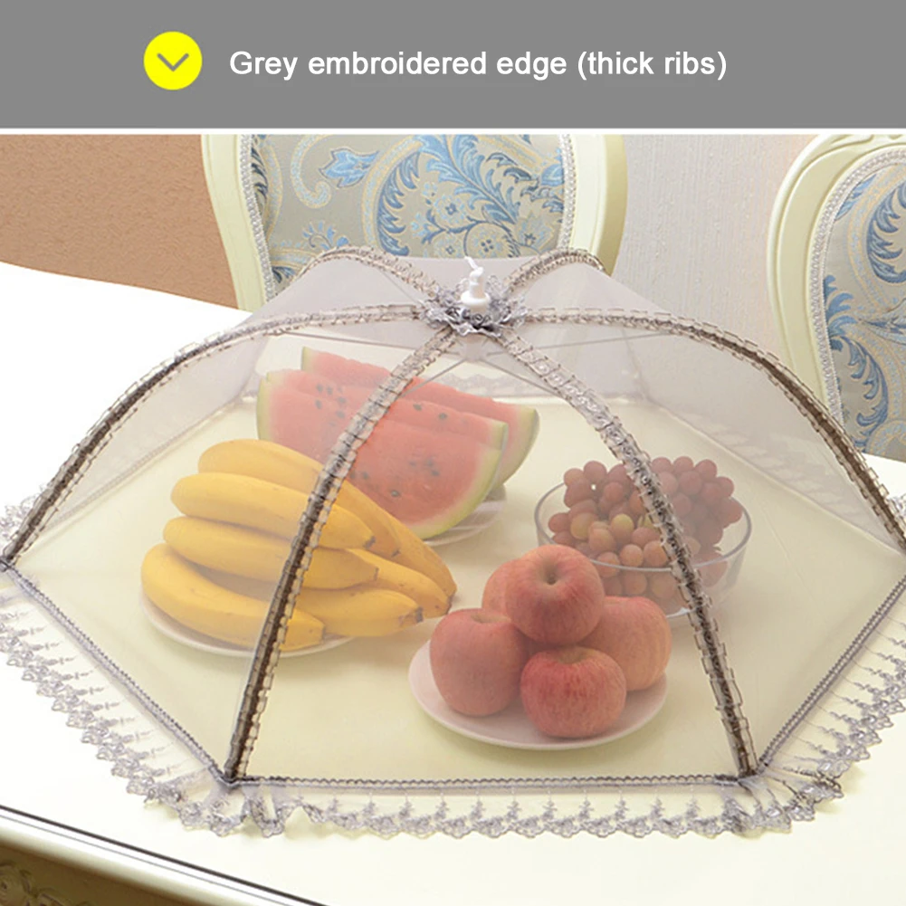 

Mesh Food Cover Washable Mesh Tent Food Protector for Home Outdoor Food Cover Net