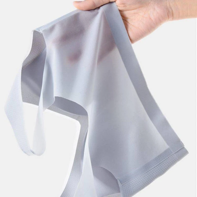 

Summer Ultra-thin Mesh Women Underwear One-piece Seamless Ice silk Breathable Hole Cups Gathered Vest-style Bra Girls