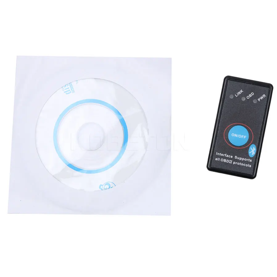 Мини ELM327 Bluetooth ELM 327 переключатель питания V2.1 Кнопка ВКЛ/ВЫКЛ OBD2 автомобильный