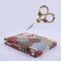 dailylike cotton quilting fabrics 100 cotton fabrics for sewing textile quilting curtain tablecloth quilting vintage scissor