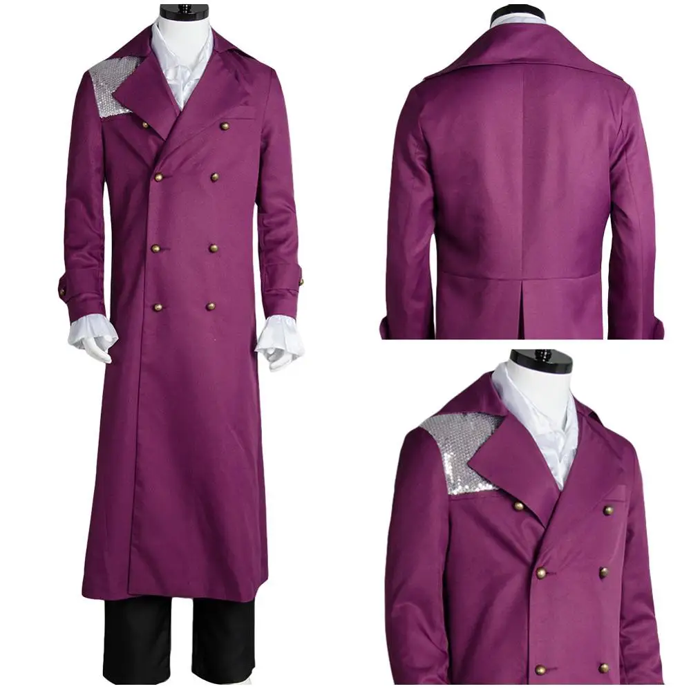 Костюм для косплея принц Роджерс Нельсон фиолетовый дождь пальто рубашка брюки