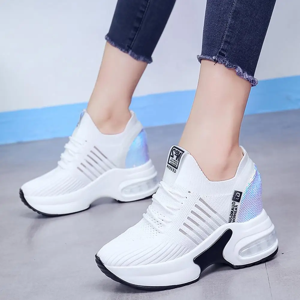 

DORATASIA New On Sale Female Height Increasing Sneakers Spring Casual Flats Women Fashion Miced Colors Slip On Shoes Woman
