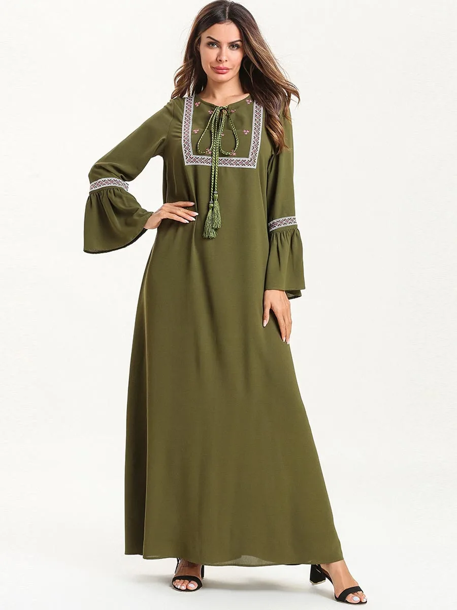 Макси платье с длинным рукавом размера плюс Элегантное зимнее женское Оливер