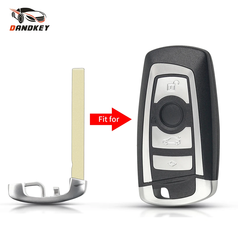 

Лезвие аварийного ключа Dandkey для BMW CAS4, F 3, 5, 7 серии, E90, E92, E93, X5, F10, F20, F30, F40, новинка, 5, 7 серии, необработанный пустой ключ, лезвие ключа