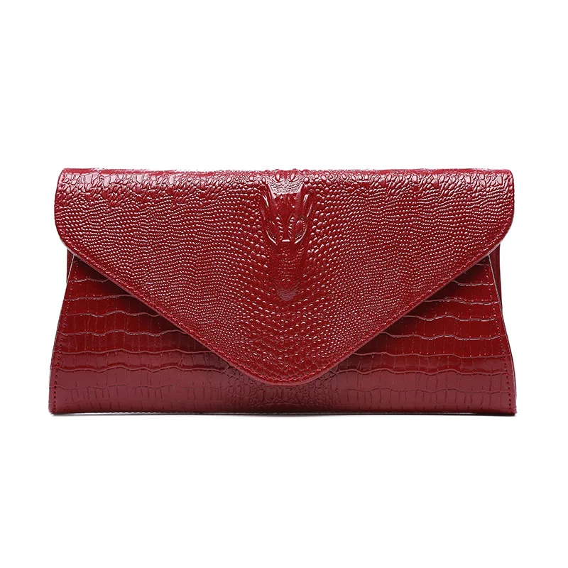 

New leather purse women's crocodile handbag in 2021