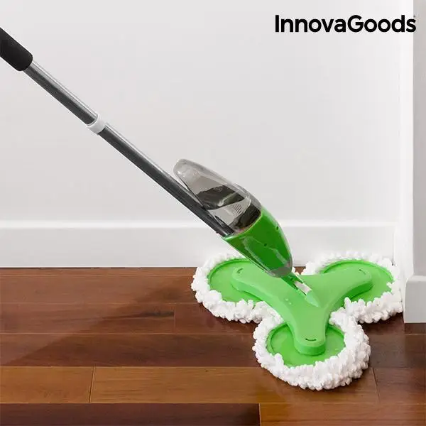 InnovaGoods Тройная Пылезащитная швабра с распылителем|Электрические швабры для пола|
