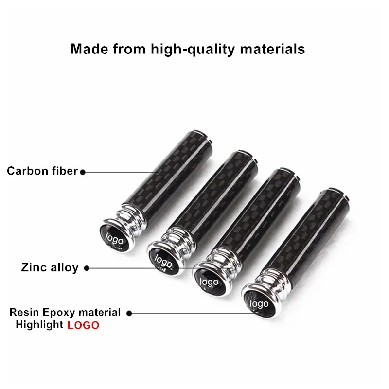 4 шт. насадки на дверные булавки из углеродного волокна для Mercedes Benz W205 W203 W204 AMG W210