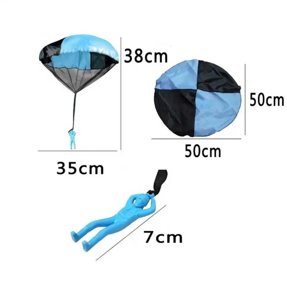 

6Pcs Free Hand Throw Mini Parachute Toy Classic Flying Toys Funny Kids Toy (Random Style and Color)