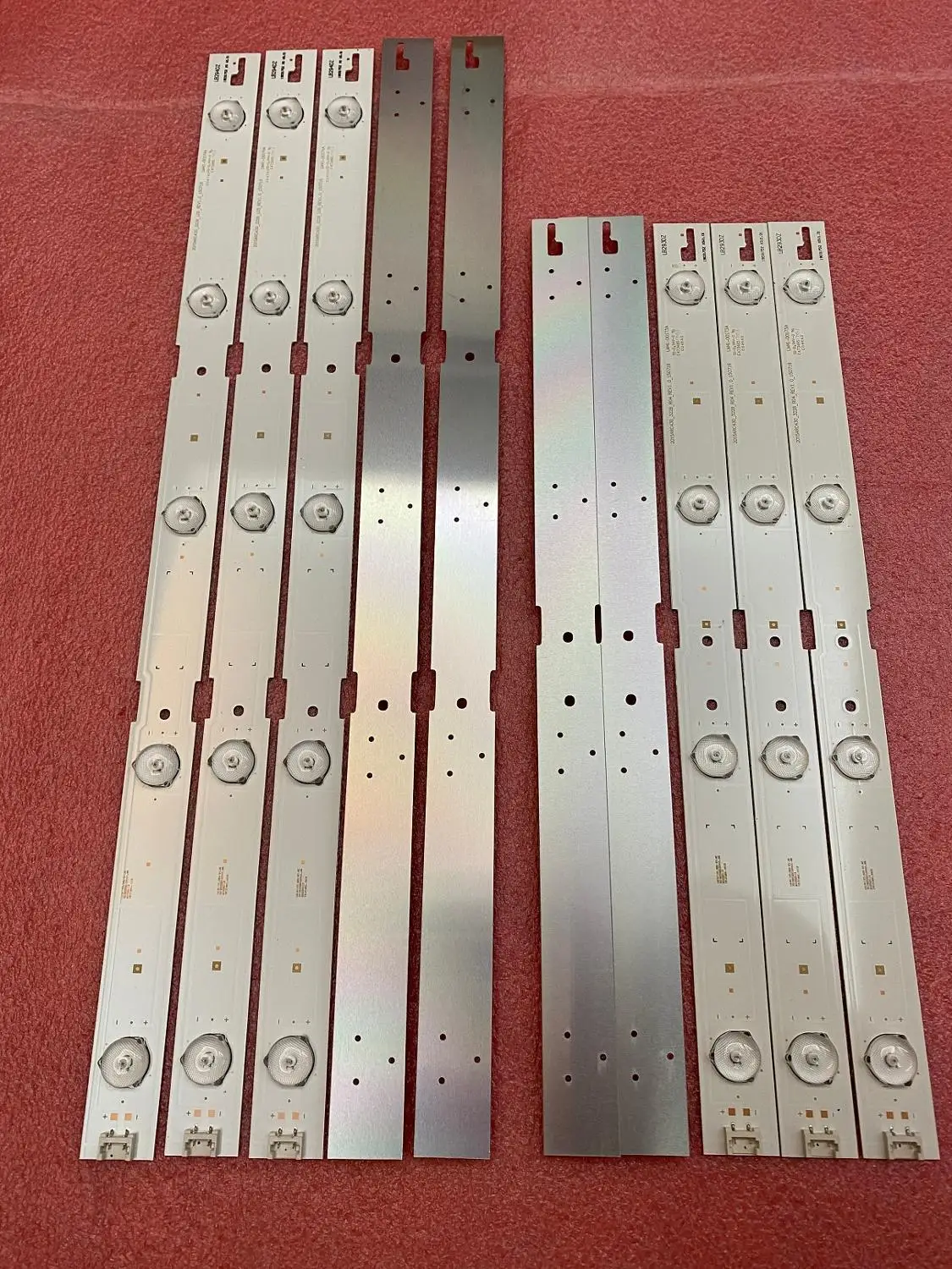 

New 5set=50 PCS LED Backlight Strip For ZLE60600-AB 43GFB6627 2015ARC430_3228_R04 L05_REV1.0_150716 LM41-00174A LM41-00173A