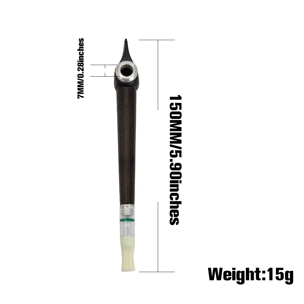 Курно Эбеновое дерево курительная трубка 150 мм фильтр для рта наконечники и