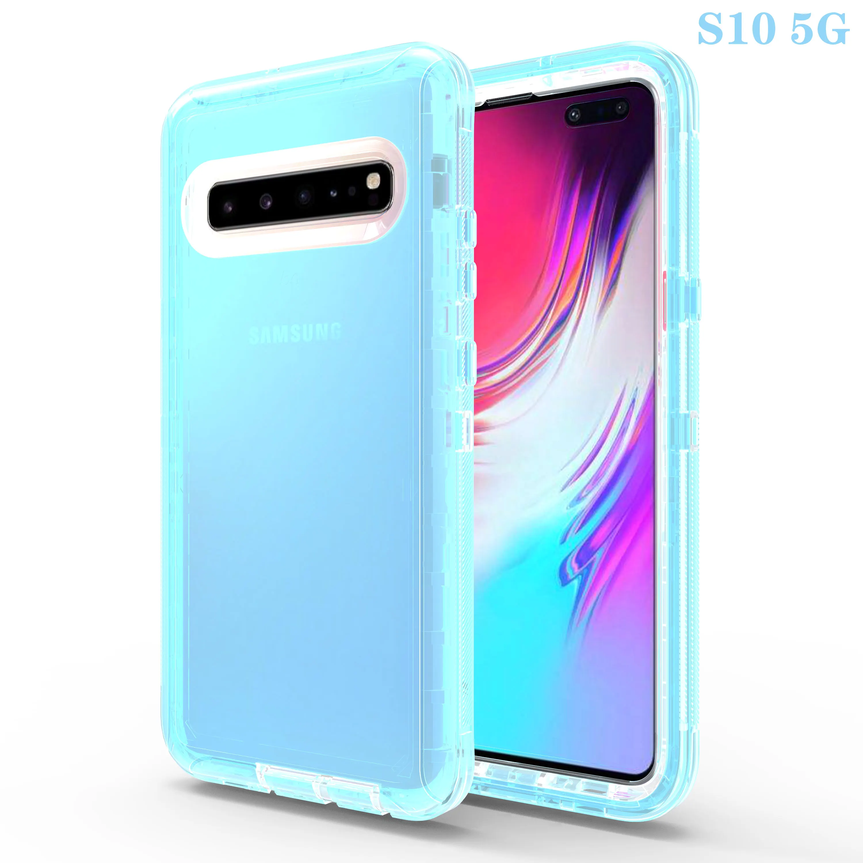 Three Prevention Cover For Samsung Note 10 S10 Lite S8 S9 Plus Transparent Robot Case Galaxy S7 edge | Мобильные телефоны и