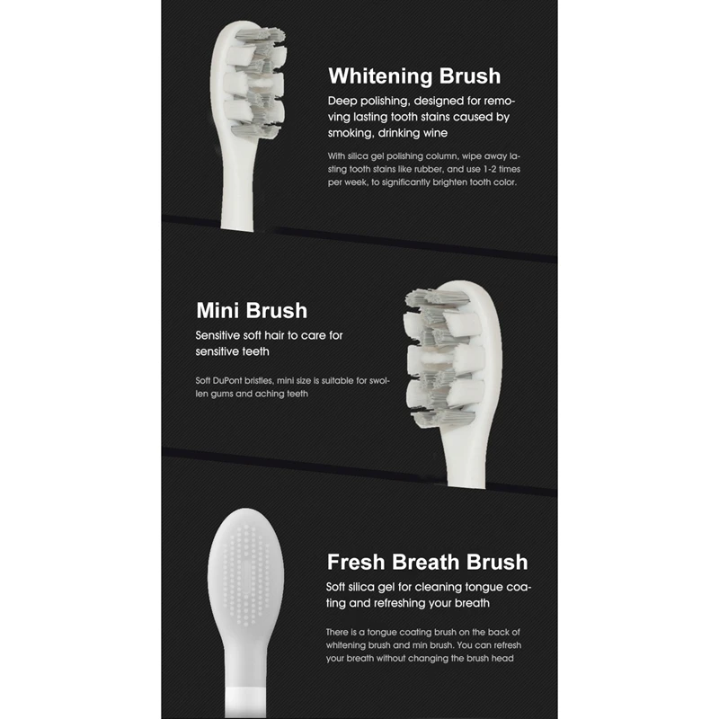 

Multifunctional 2In1 Electric Toothbrush USB Charging Silicone Cleansing Brush Toothbrush Adults