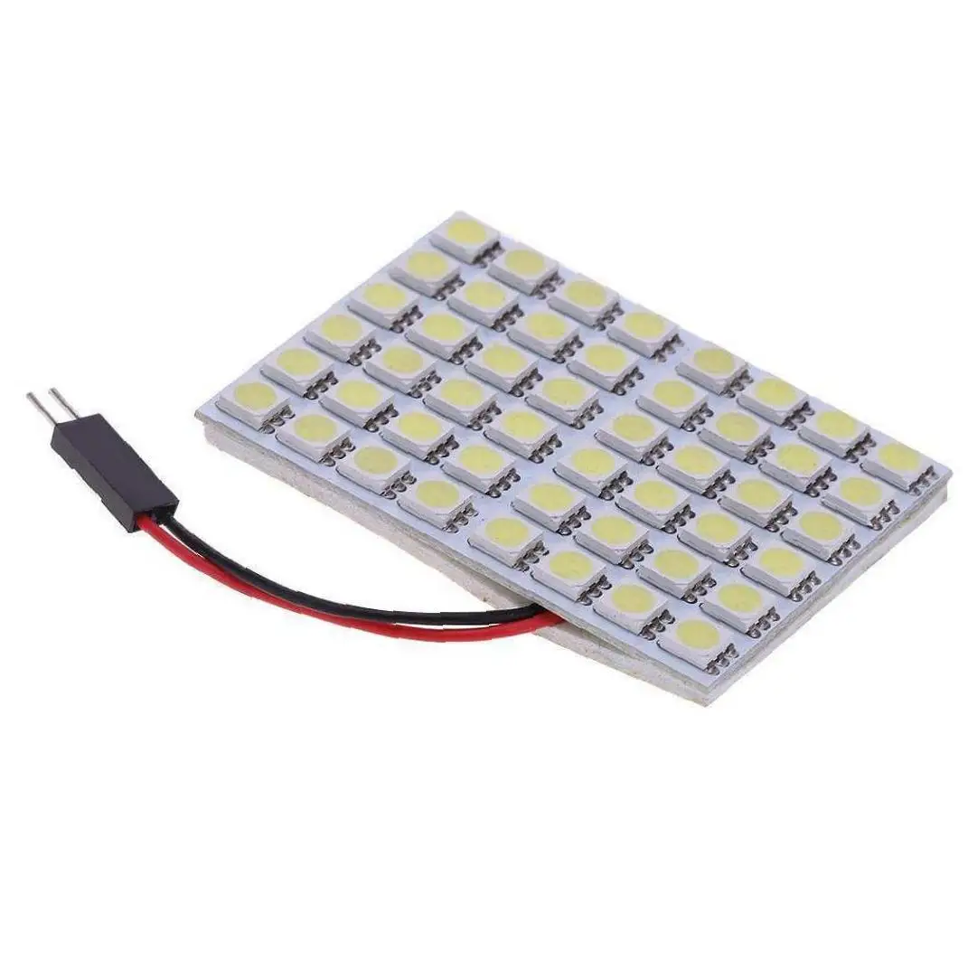 Супер белая светодиодная панель 5050 48-SMD купольная лампа автомобильная