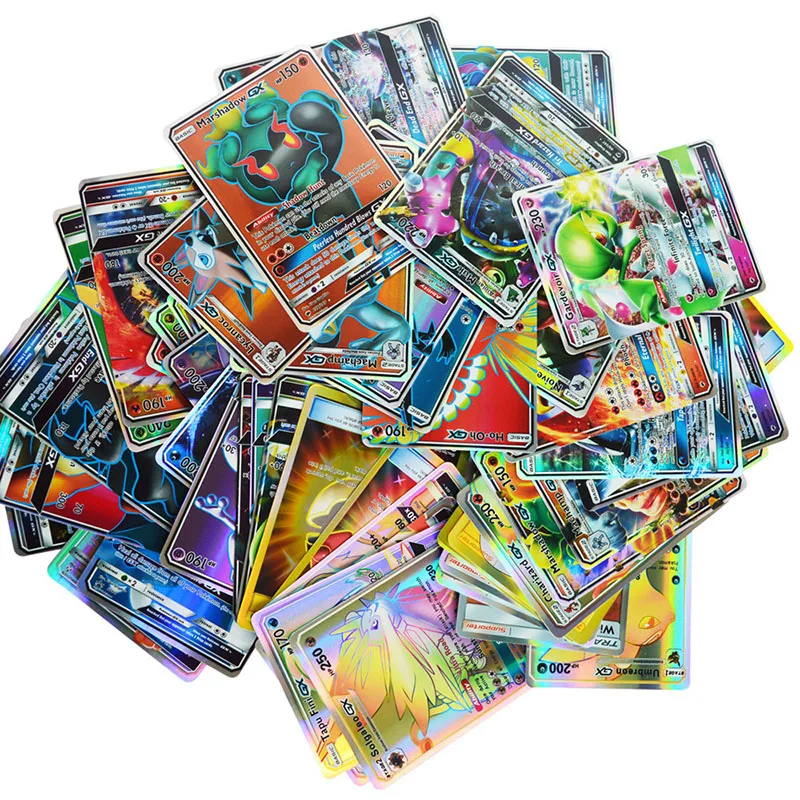 120 шт./коркоркор. Pokemon TCG издание на английском языке флэш-карты пикамон Покемон
