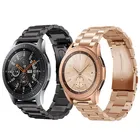 Быстросъемный металлический ремешок для часов Samsung Galaxy 46 мм SM-R800, ремешок из нержавеющей стали для Samsung 42 SM-R810