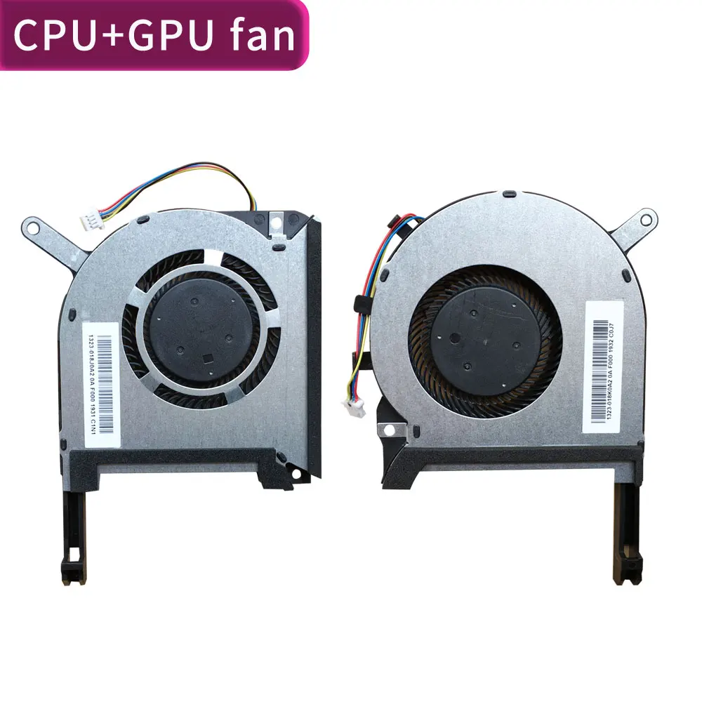 new original cpu gpu laptop cooling fan cooler for asus fx705 fx705g fx705gm fx86 fx86sm fx505 fx505d fx505du fx95g fx95d fx96g free global shipping