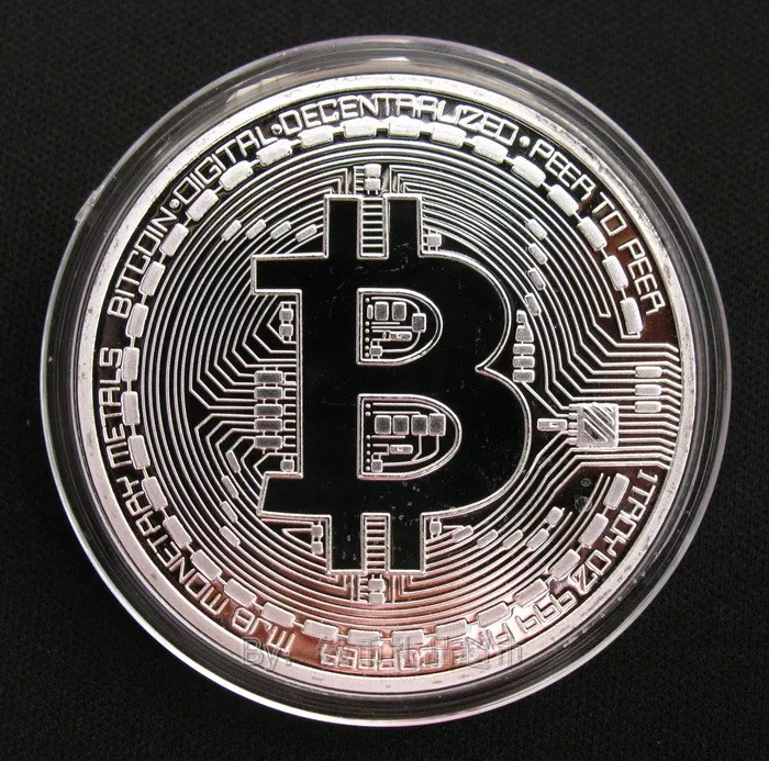 Позолоченная монета Биткоин коллекционный подарок бит-Монета Casascius реальные