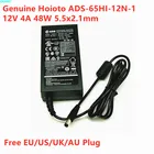 Оригинальный HOIOTO ADS-65HI-12N-1 12048E 12 В 4A 48 Вт 5,5x2,1 мм AC Импульсный адаптер для Hikvision видеомагнитофон зарядное устройство