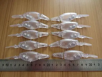 10 шт. Неокрашенный Jointbait приманка рыболовные приманки тела 4 1/8 дюймов 7/16 OZ пустая