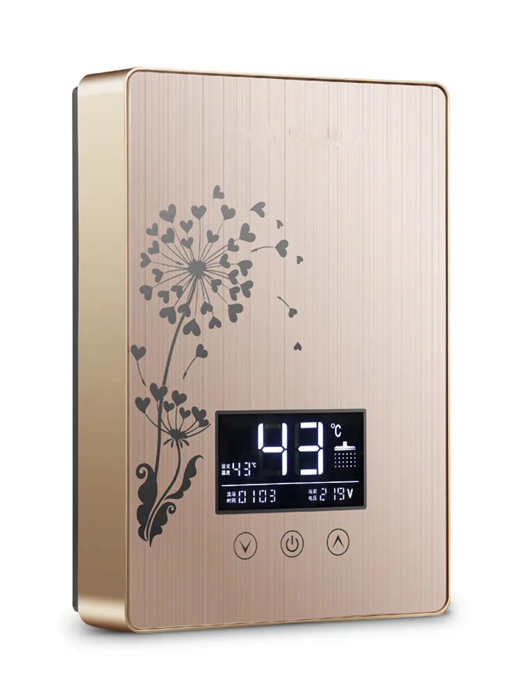 220V Instant Electric Water Heater Constant temperature Household Electric Shower Free Water Storage