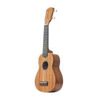 ukeleles mini guitar solid wood with string capo thumb hammer strap for beginners 21 inch
