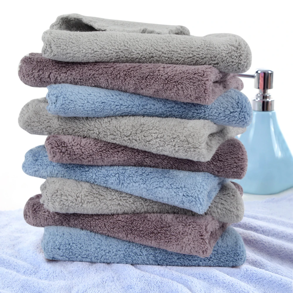 SUNLAND полотенце для лица из микрофибры, ткань для снятия макияжа, многоразовые салфетки для снятия макияжа, Ультрамягкая Мочалка для лица 11inx11in, 9 шт. в упаковке